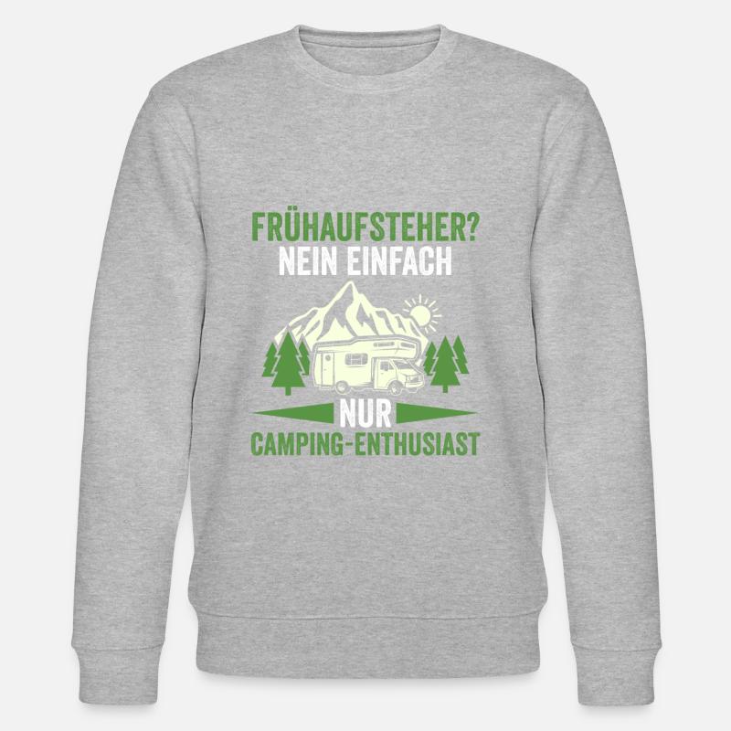 Camping-car Camping-car Camping Camping - Sweat bio CHANGER Stanley/Stella Unisexe - gris chiné