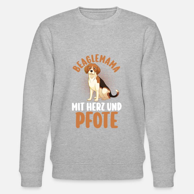 Chien Beagle - Sweat bio CHANGER Stanley/Stella Unisexe - gris chiné