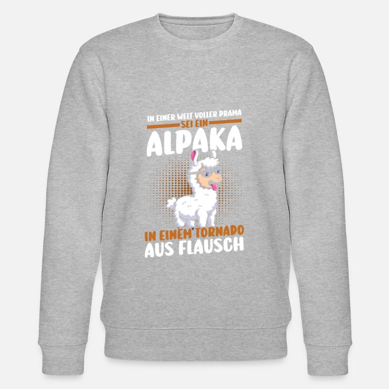 Alpaka - Stanley/Stella Unisex Bio-Sweatshirt CHANGER - Grau meliert