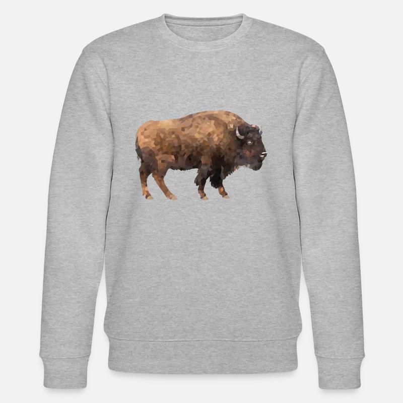 Bison - Sweat bio CHANGER Stanley/Stella Unisexe - gris chiné