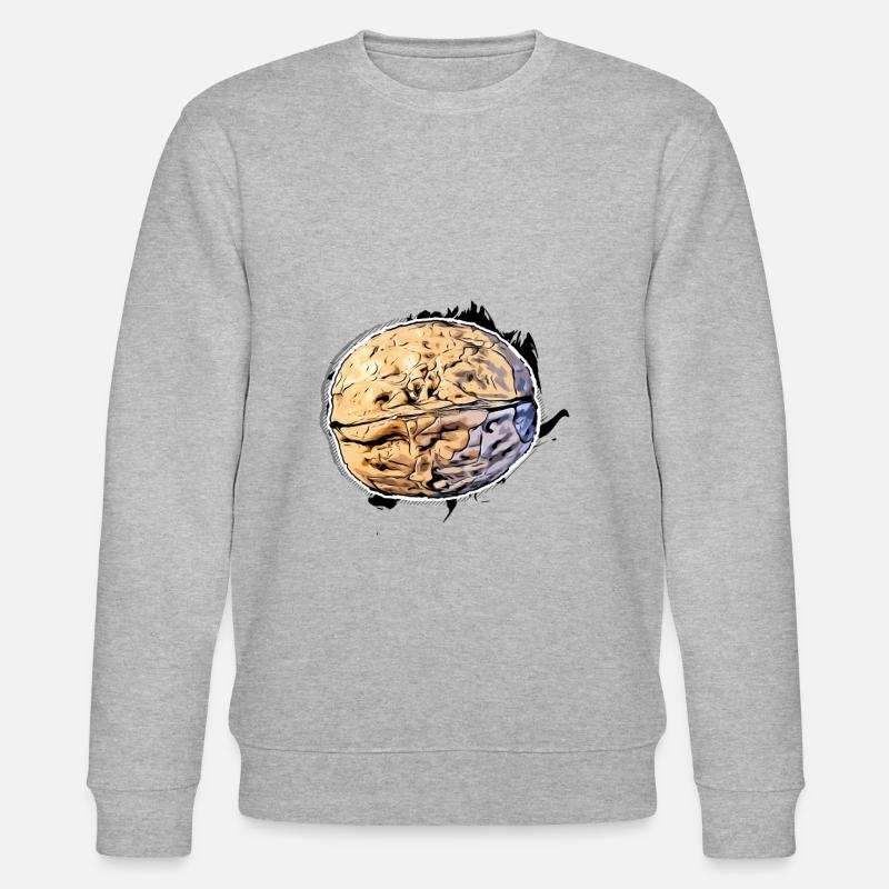 Walnut - Stanley/Stella CHANGER Unisex Organic Sweatshirt - heather grey