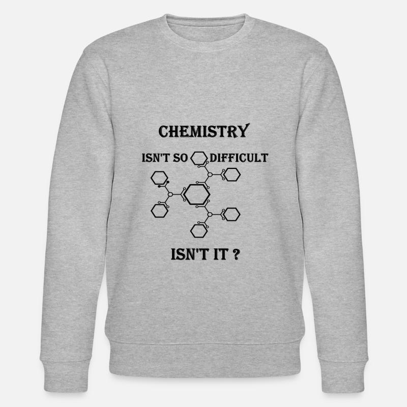 Chemikerin - Stanley/Stella Unisex Bio-Sweatshirt CHANGER  - Grau meliert