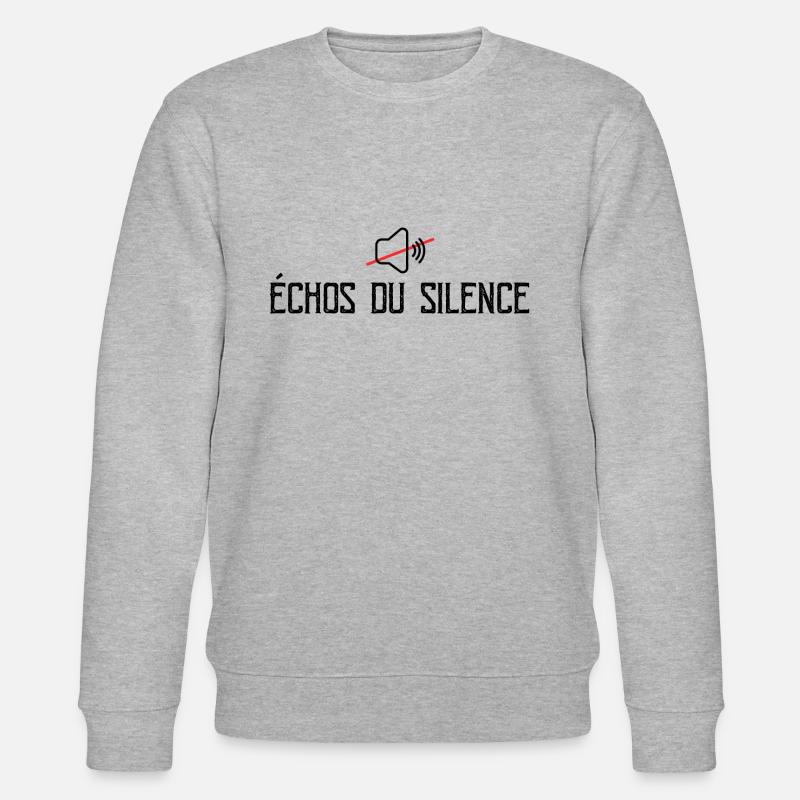 Échos Du Silence - Sweat bio CHANGER Stanley/Stella Unisexe - gris chiné