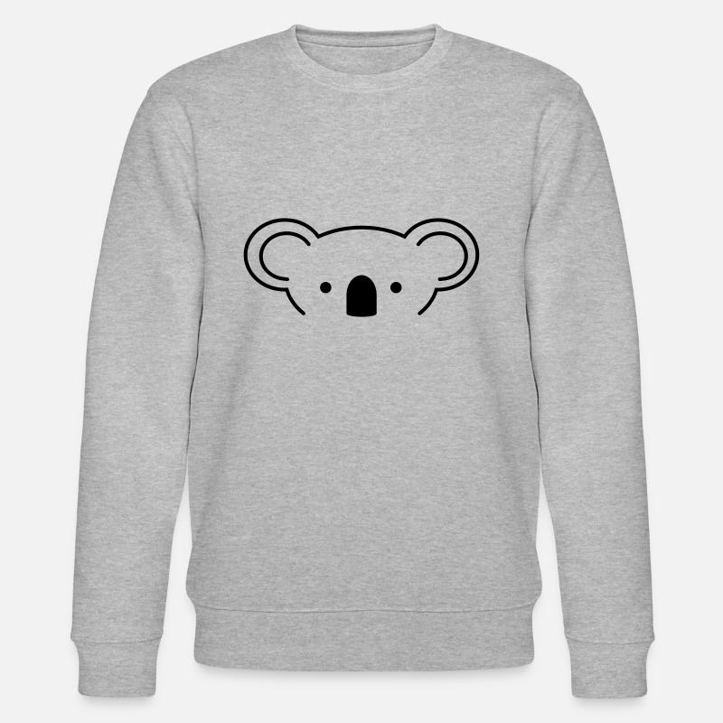 Koalabär - Stanley/Stella Unisex Bio-Sweatshirt CHANGER  - Grau meliert
