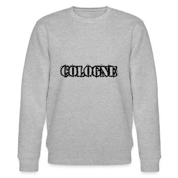 Cologne Colonia Cologne City Football Club Kölle - Stanley/Stella CHANGER Unisex Organic Sweatshirt - heather grey - Front - Nik (191cm) & Marisol (170cm)