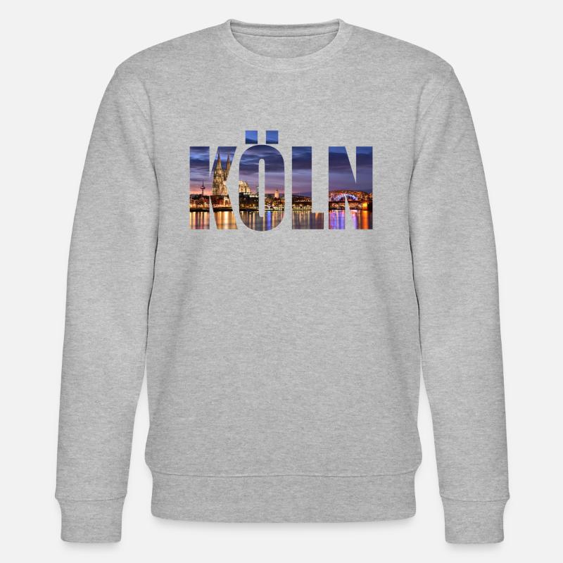 HORIZON DE COLOGNE. - Sweat bio CHANGER Stanley/Stella Unisexe - gris chiné