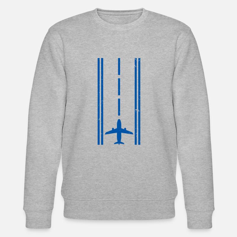 Pilot pilot gift - Stanley/Stella CHANGER Unisex Organic Sweatshirt - heather grey