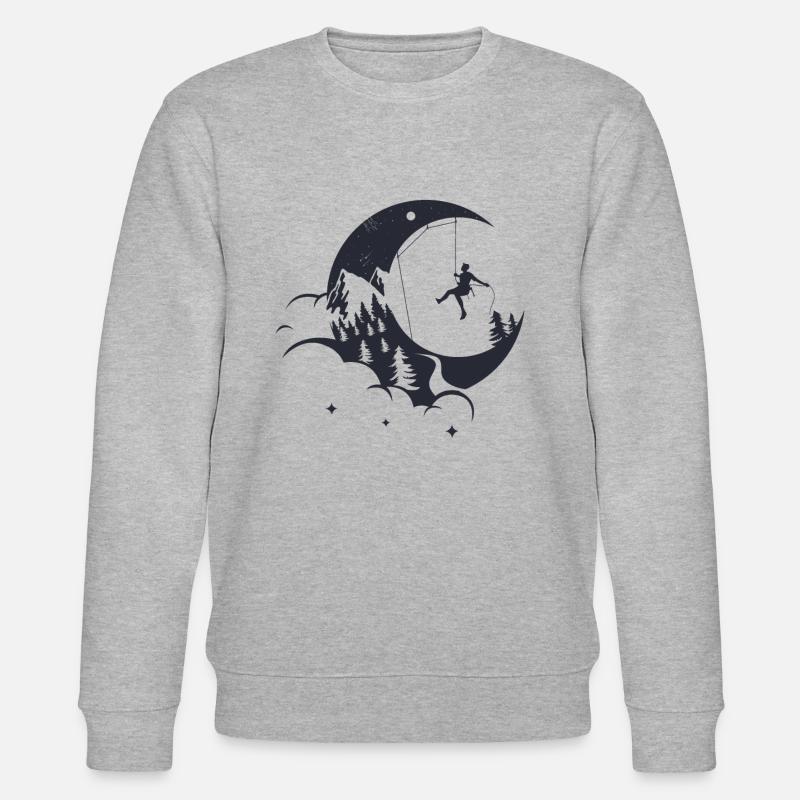 Escalade lune escalade - Sweat bio CHANGER Stanley/Stella Unisexe - gris chiné