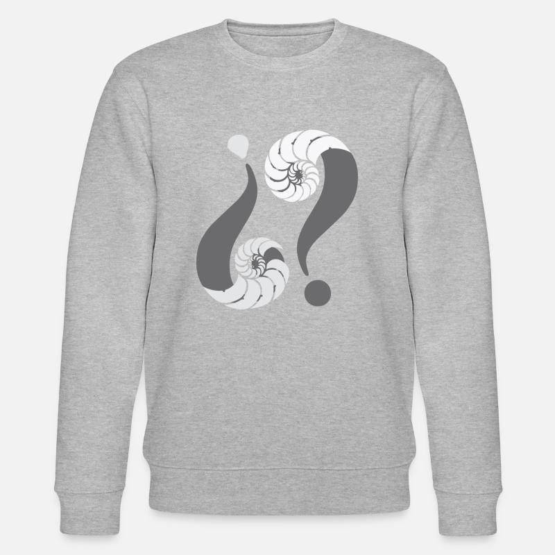 Unendliches Rätsel. 08 Grau - Stanley/Stella Unisex Bio-Sweatshirt CHANGER  - Grau meliert