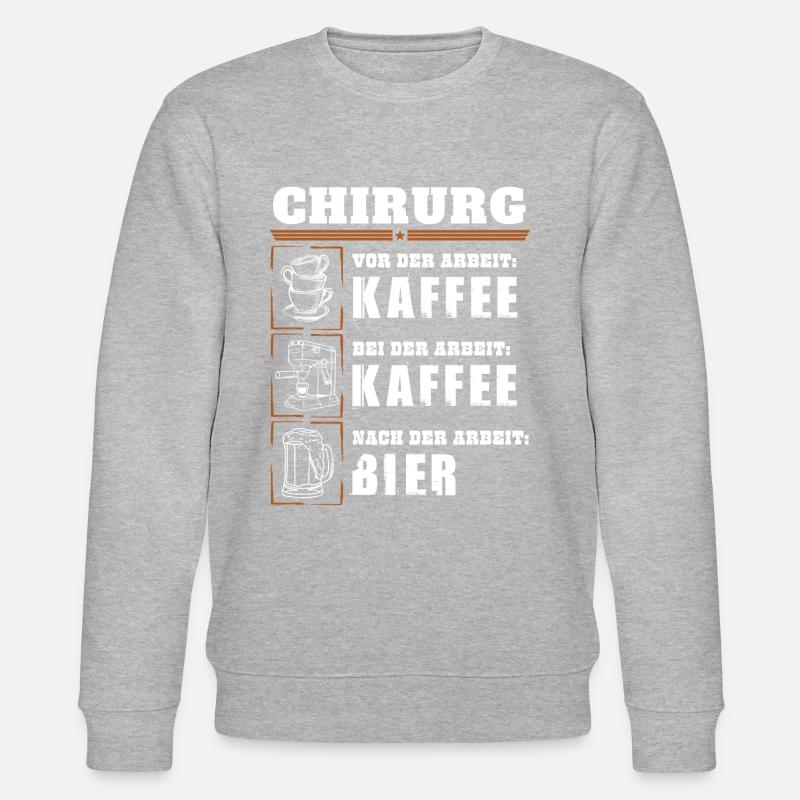 Mon quotidien de chirurgien - Sweat bio CHANGER Stanley/Stella Unisexe - gris chiné