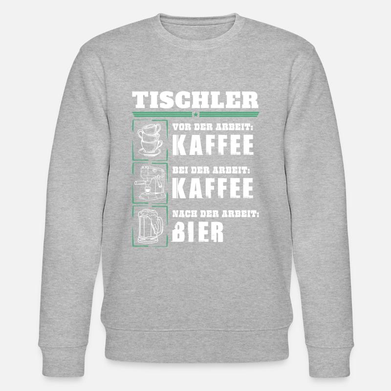 Mon quotidien de menuisier - Sweat bio CHANGER Stanley/Stella Unisexe - gris chiné