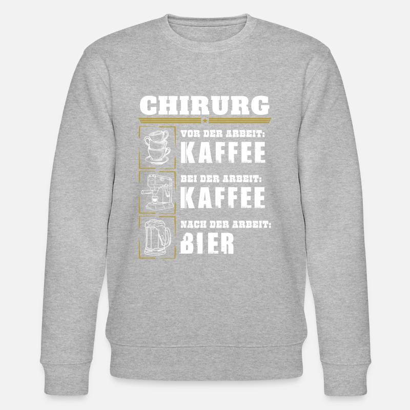 Mon quotidien de chirurgien - Sweat bio CHANGER Stanley/Stella Unisexe - gris chiné