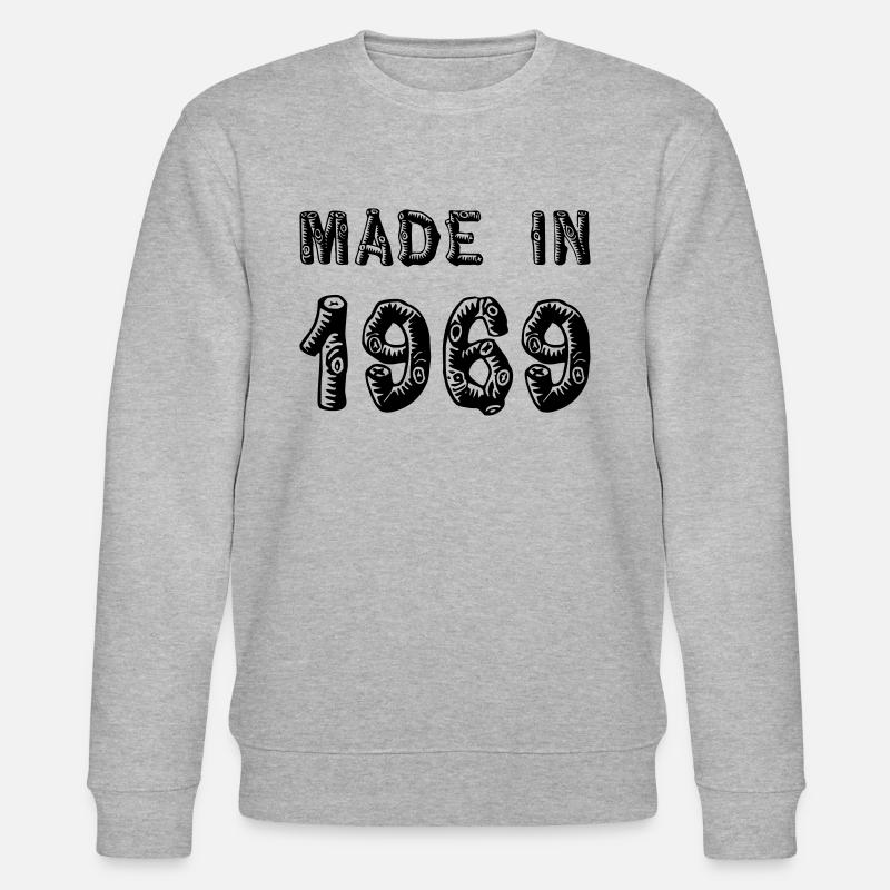 Made in 1969 - Stanley/Stella Unisex Bio-Sweatshirt CHANGER  - Grau meliert