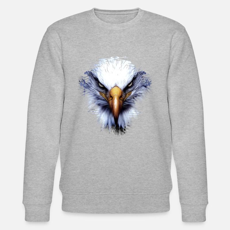 Bad Eagle - Sweat bio CHANGER Stanley/Stella Unisexe - gris chiné