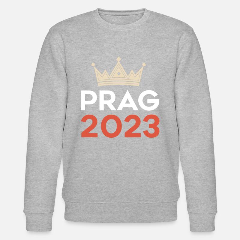 Prague 2023 - Sweat bio CHANGER Stanley/Stella Unisexe - gris chiné