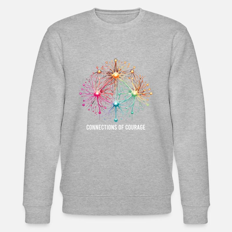Schlaganfall-überlebende Schlaganfall-bewusstsein - Stanley/Stella Unisex Bio-Sweatshirt CHANGER  - Grau meliert