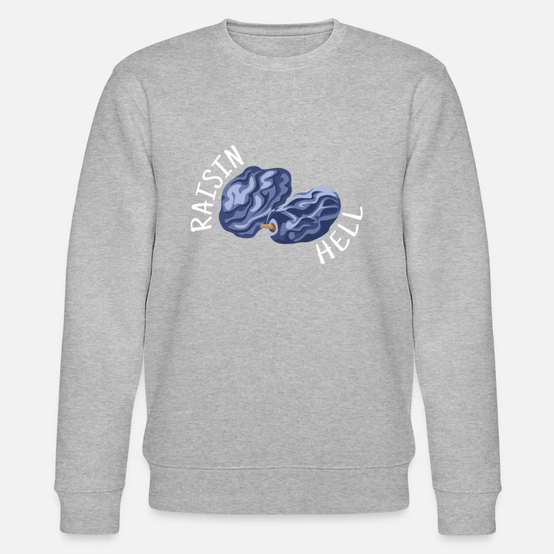 Raisin Light Raisins Grapes - Stanley/Stella CHANGER Unisex Organic Sweatshirt - heather grey