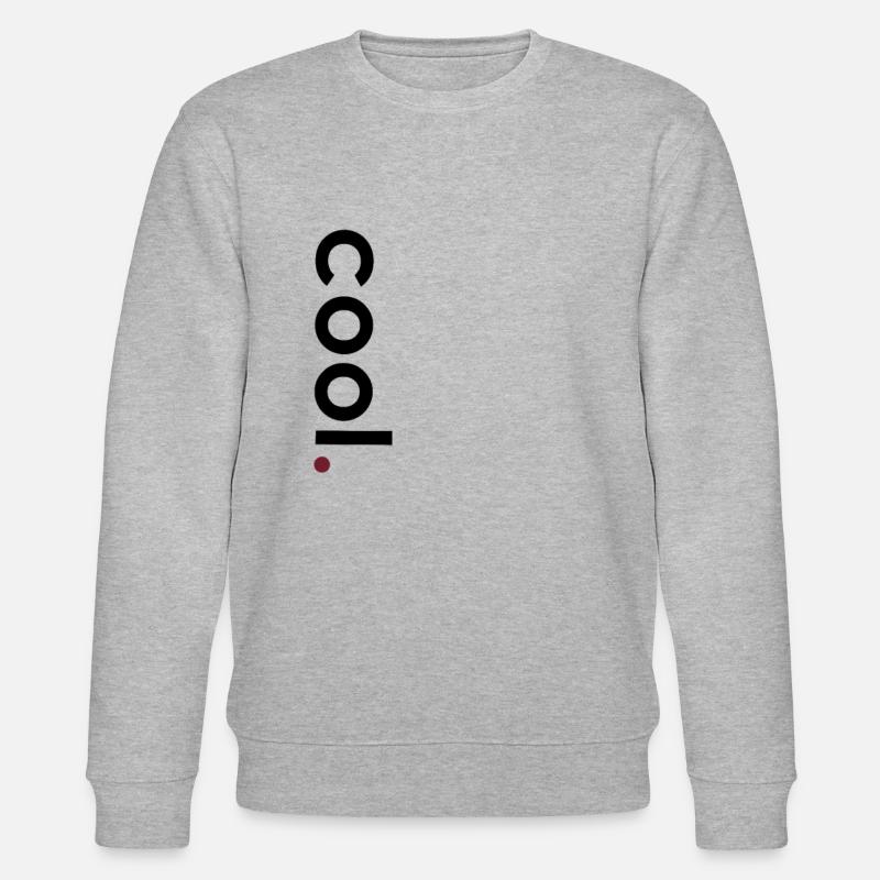 cool Vertikal schwarz - Stanley/Stella Unisex Bio-Sweatshirt CHANGER  - Grau meliert