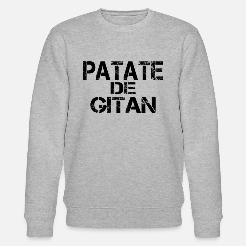 Patate de GITAN - Sweat bio CHANGER Stanley/Stella Unisexe - gris chiné