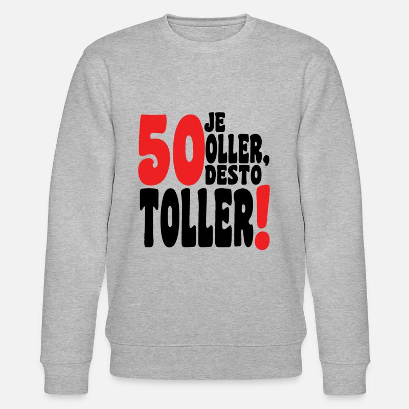 Plus Le Plus Beau 50 - Sweat bio CHANGER Stanley/Stella Unisexe - gris chiné