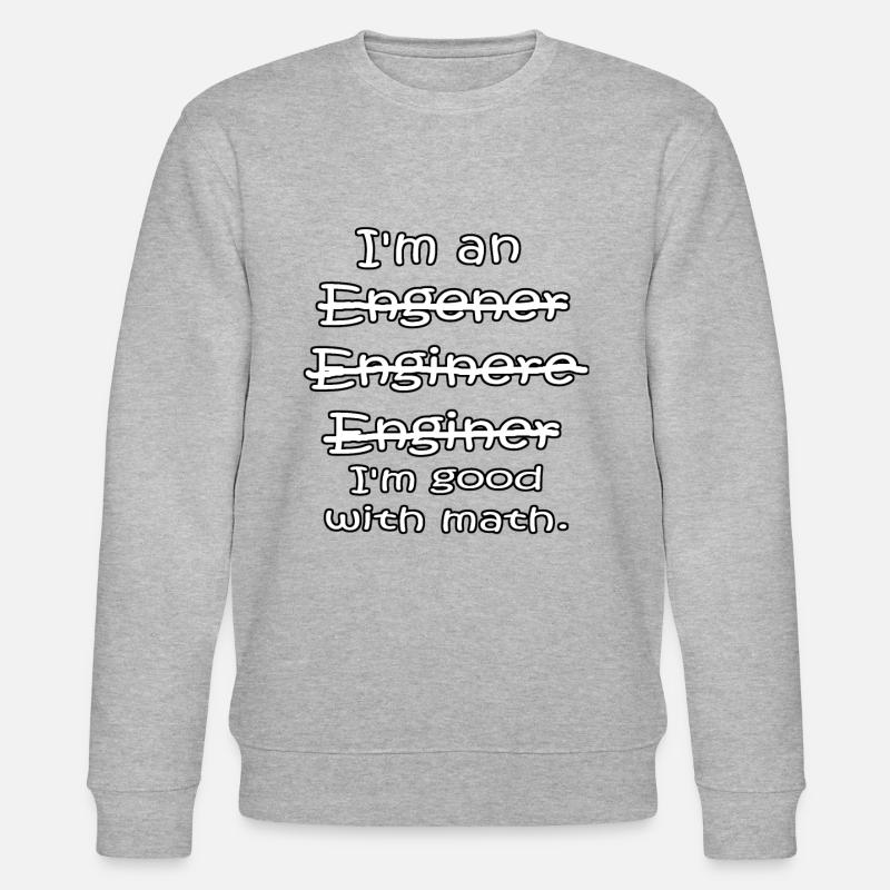 Engineer math - Stanley/Stella CHANGER Unisex Organic Sweatshirt - heather grey
