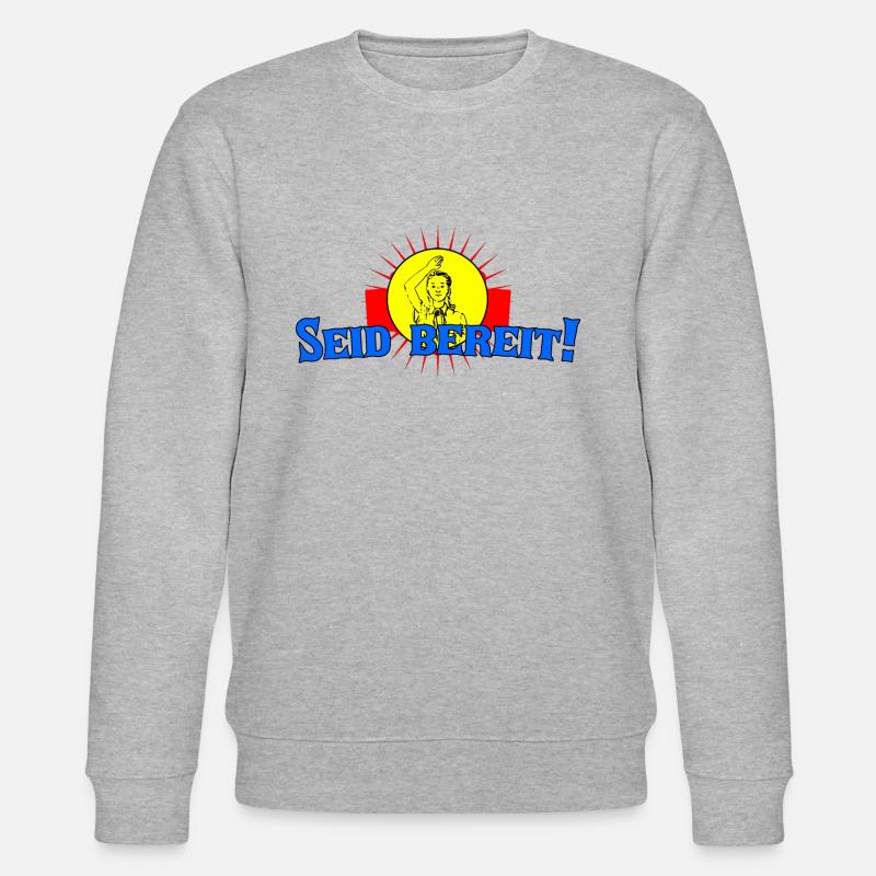 Seid bereit - Stanley/Stella Unisex Bio-Sweatshirt CHANGER  - Grau meliert