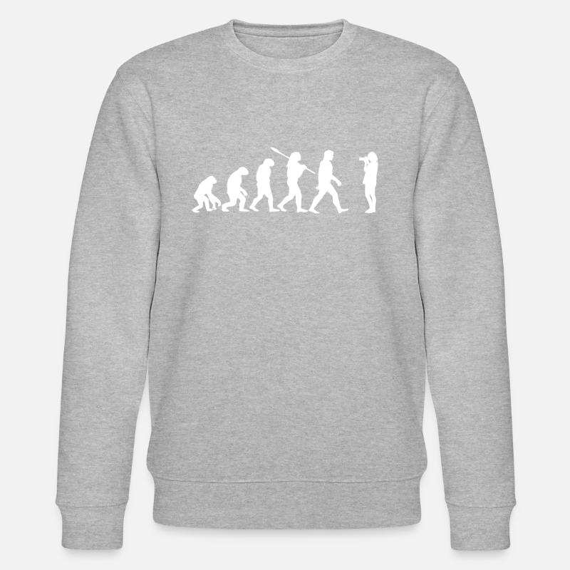 Fotografin - Stanley/Stella Unisex Bio-Sweatshirt CHANGER  - Grau meliert