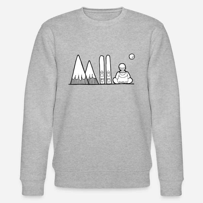 ski et montagnes - Sweat bio CHANGER Stanley/Stella Unisexe - gris chiné