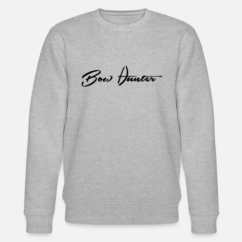 Bowhunter Schriftzug - Stanley/Stella Unisex Bio-Sweatshirt CHANGER  - Grau meliert