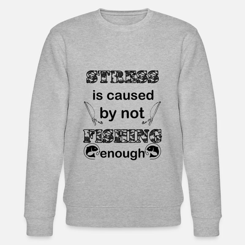 Pêche pêche - Sweat bio CHANGER Stanley/Stella Unisexe - gris chiné