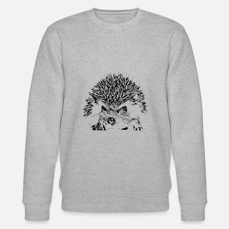 Igel - Stanley/Stella Unisex Bio-Sweatshirt CHANGER  - Grau meliert
