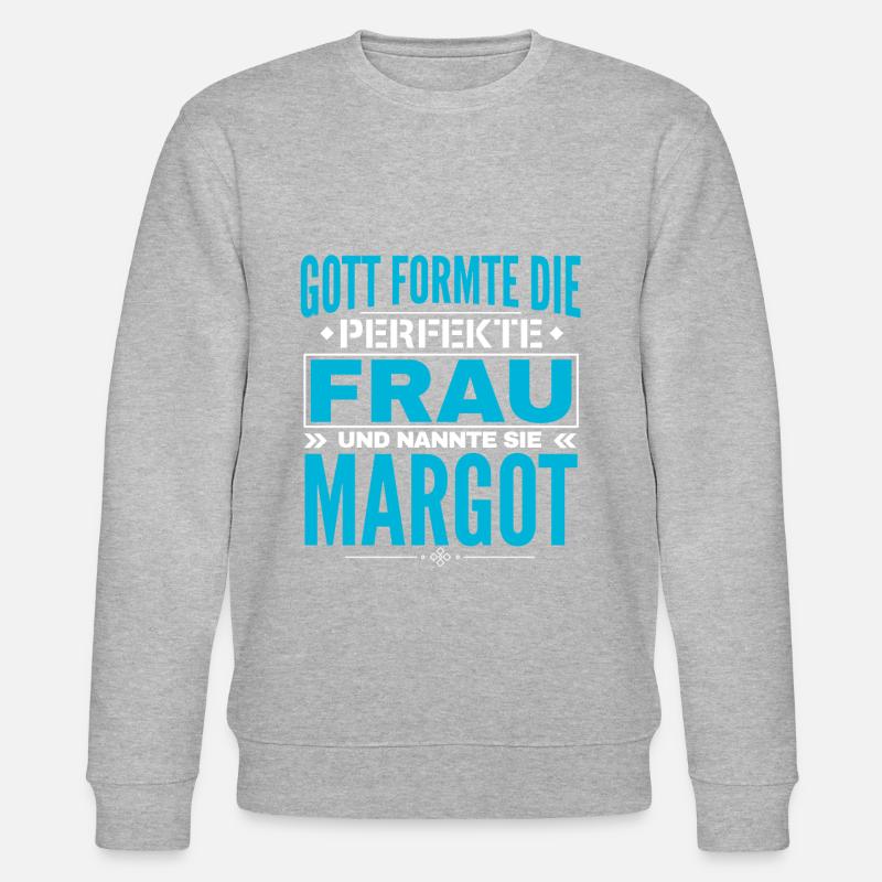 Conception du nom Margot - Sweat bio CHANGER Stanley/Stella Unisexe - gris chiné