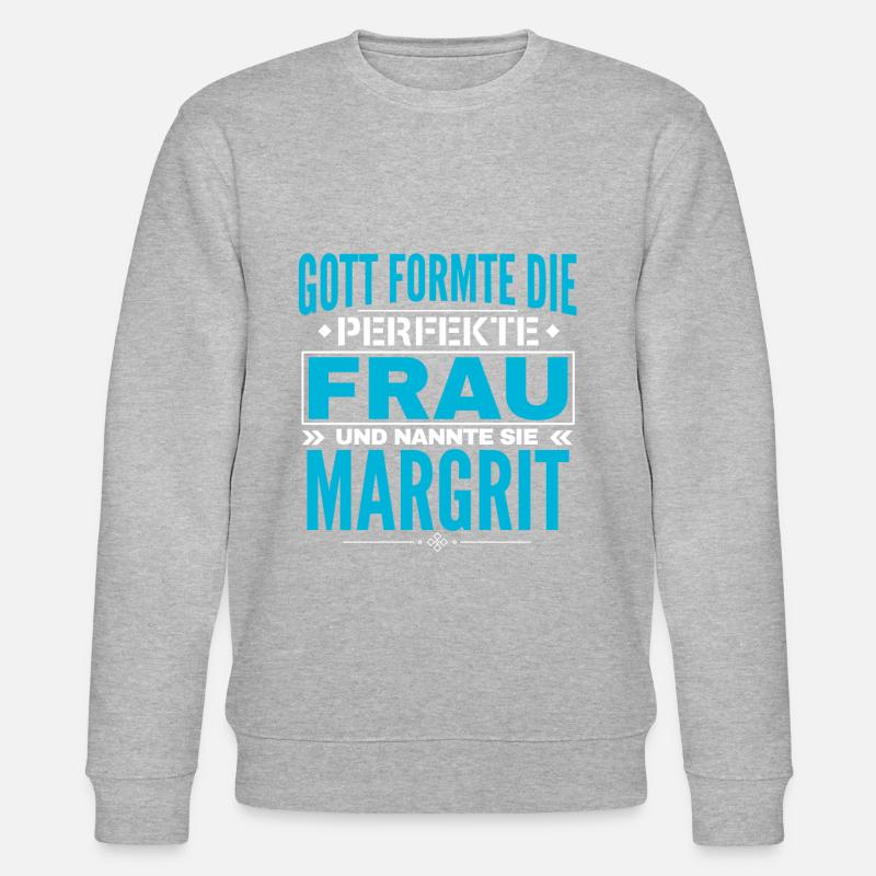 Conception du nom Margrit - Sweat bio CHANGER Stanley/Stella Unisexe - gris chiné