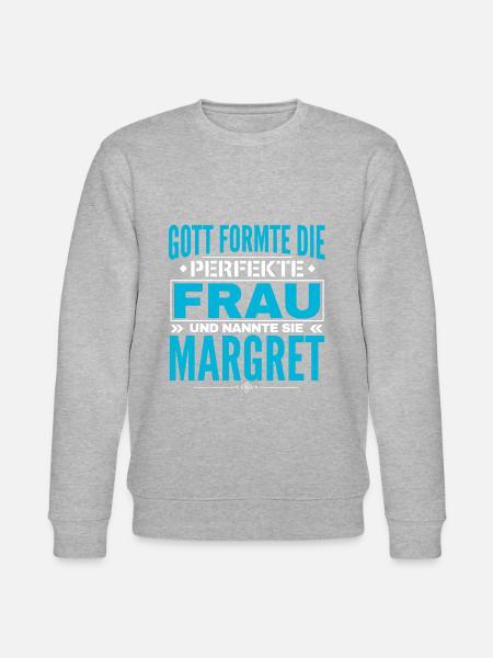 Conception du nom Margret - Sweat bio CHANGER Stanley/Stella Unisexe - gris chiné