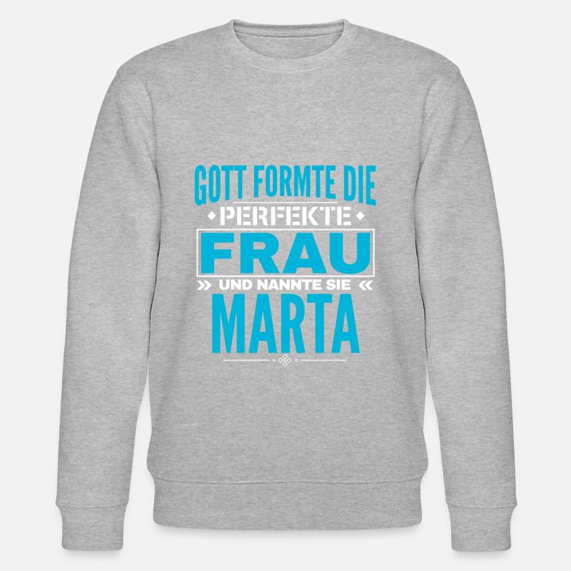 Marta Nom Design - Sweat bio CHANGER Stanley/Stella Unisexe - gris chiné