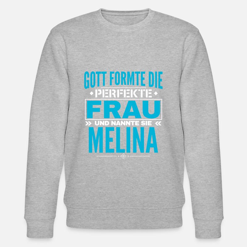 Melina Nom Design - Sweat bio CHANGER Stanley/Stella Unisexe - gris chiné