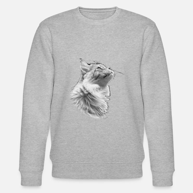Chat - Sweat bio CHANGER Stanley/Stella Unisexe - gris chiné
