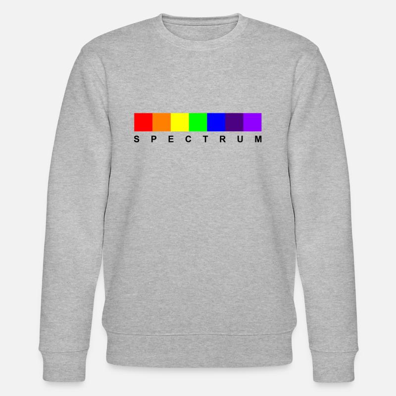 Spektrum 01 (schwarzer Text) - Stanley/Stella Unisex Bio-Sweatshirt CHANGER - Grau meliert