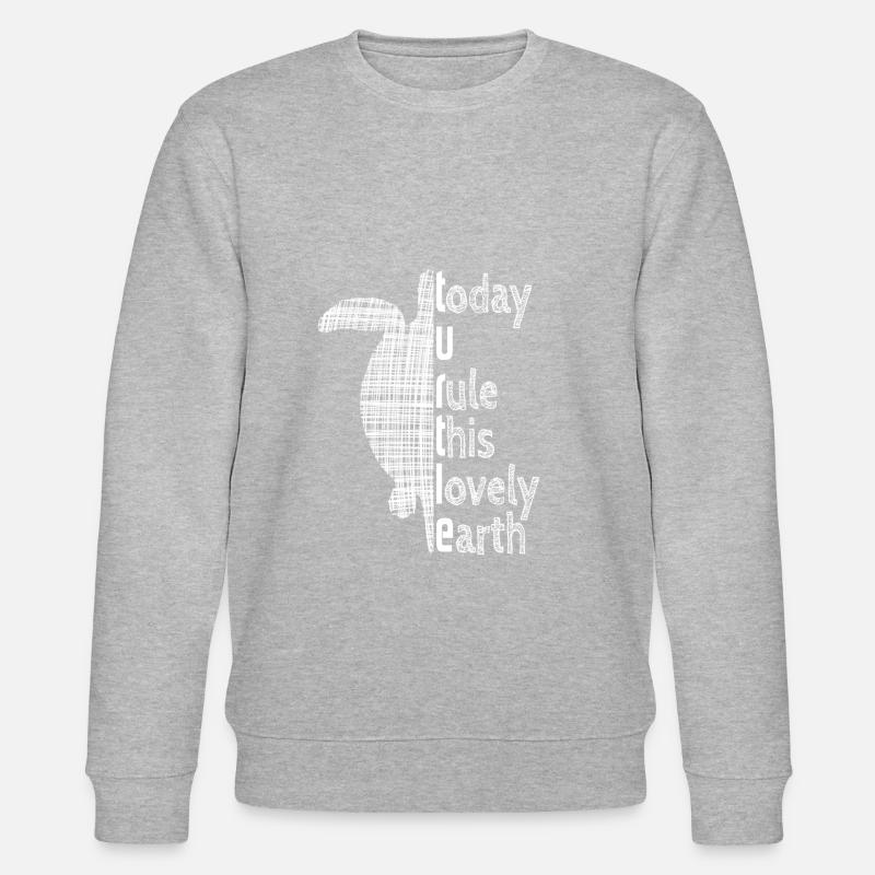 TURTLE - Stanley/Stella Unisex Bio-Sweatshirt CHANGER  - Grau meliert