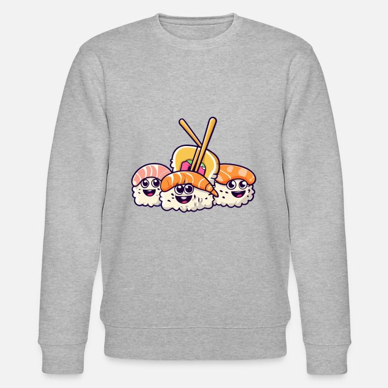 Sushi - Stanley/Stella Unisex Bio-Sweatshirt CHANGER  - Grau meliert