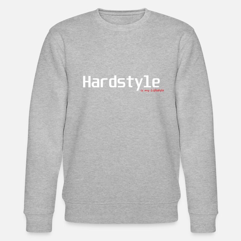 Hardstyle Lifestyle blanc - Sweat bio CHANGER Stanley/Stella Unisexe - gris chiné
