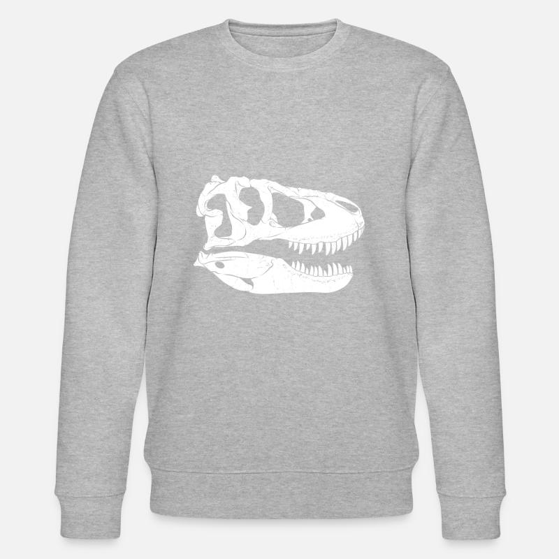 Fossile de Tarbosaurus - Sweat bio CHANGER Stanley/Stella Unisexe - gris chiné
