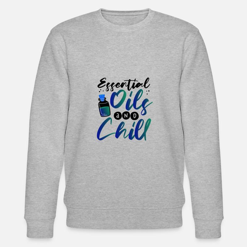 Ätherische Öle und ätherische Kälteöle - Stanley/Stella Unisex Bio-Sweatshirt CHANGER  - Grau meliert