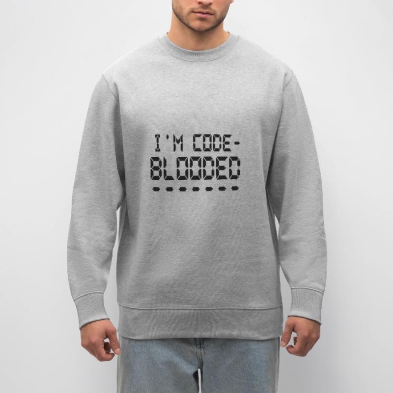 Computerprogrammierung Ich bin Code Blooded Programmierer Stanley/Stella Unisex Bio-Sweatshirt CHANGER 