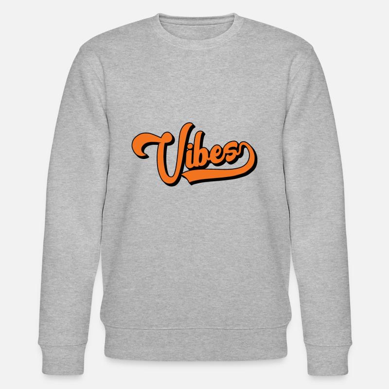 Vibes - Stanley/Stella Unisex Bio-Sweatshirt CHANGER  - Grau meliert