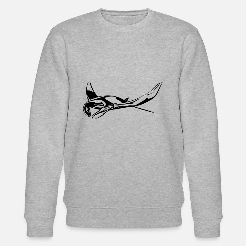 Manta Rochen - Sweat bio CHANGER Stanley/Stella Unisexe - gris chiné