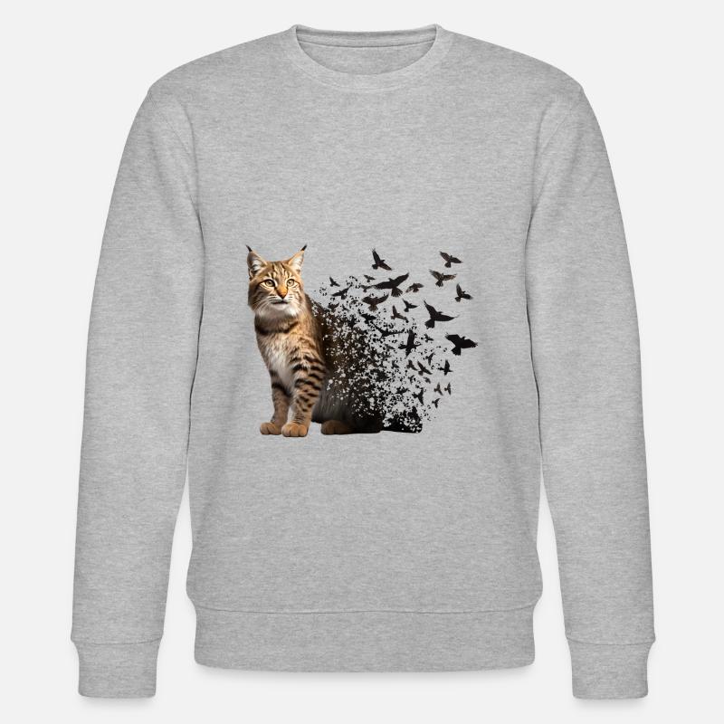 Rotluchs - Stanley/Stella Unisex Bio-Sweatshirt CHANGER  - Grau meliert
