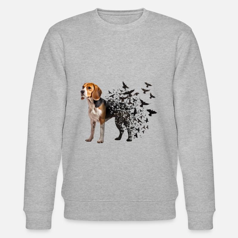 Beagle - Sweat bio CHANGER Stanley/Stella Unisexe - gris chiné
