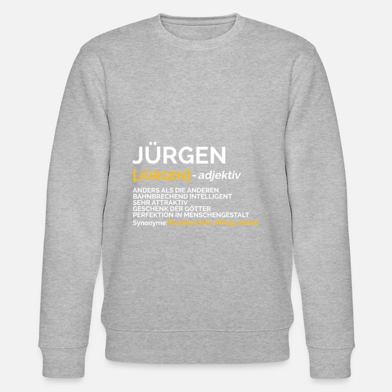 Jürgen - Stanley/Stella Unisex Bio-Sweatshirt CHANGER  - Grau meliert