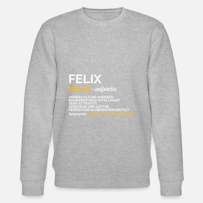 Felix - Stanley/Stella Unisex Bio-Sweatshirt CHANGER  - Grau meliert